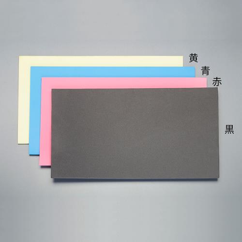 ESCO（エスコ） 565x397x20/5mm 発泡ﾎﾟﾘｴﾁﾚﾝﾌｫｰﾑ(黒/赤) EA956BB-113