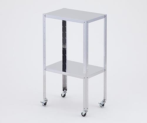 ESCO（エスコ） 610x410x809mm /2段 ワゴン(ｽﾃﾝﾚｽ製) EA956MV-16A