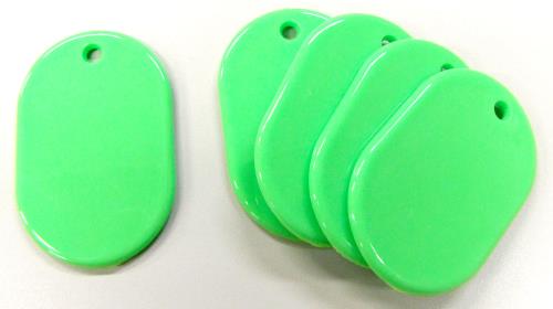 ESCO（エスコ） 45x30mm アクリルパール板(黄緑/5枚) EA956V-3A