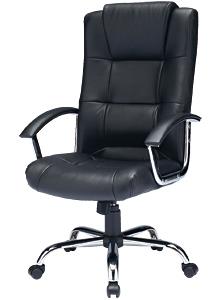 サンワサプライ ビジネスチェアー(ﾌﾞﾗｯｸ/本革) SNC-L7K