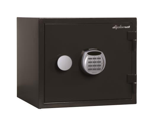 ディプロマット・ジャパン 412x397x 360mm 耐水･耐火金庫(黒) A119R3WR