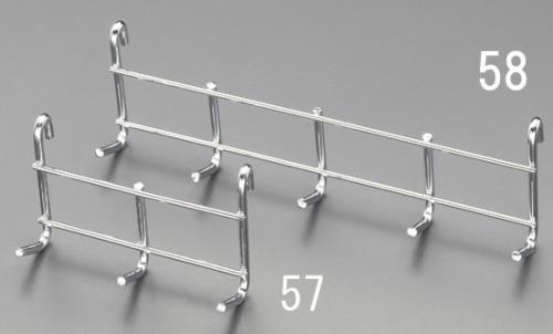 アイリスオーヤマ（IRIS OHYAMA） 295x 54mm メタルラック用 フック MR-5F