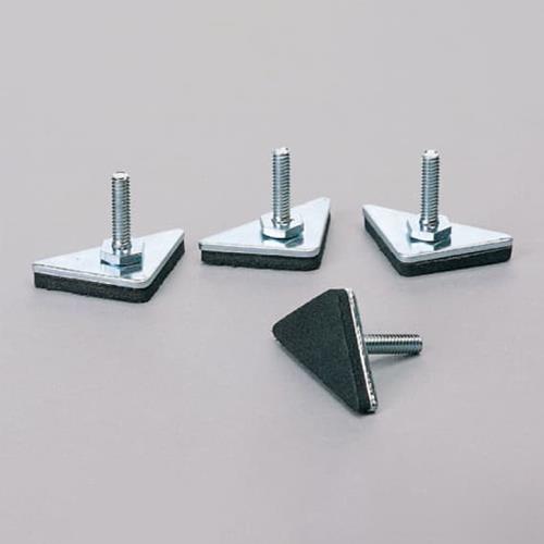 アイリスオーヤマ（IRIS OHYAMA） φ19mm用 ﾒﾀﾙﾗｯｸﾐﾆ用アジャスター(4個) MM-3MA