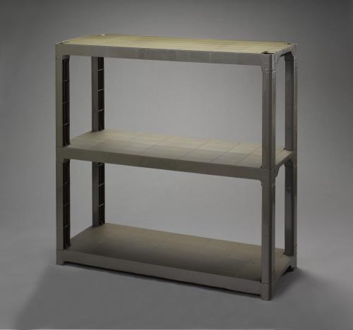 ESCO（エスコ） 1200x450x1229mm/3段 ラック棚(OD色/P.P製) EA976AL-33