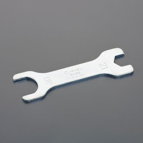 矢崎化工 [ﾊﾟｲﾌﾟﾗｯｸ用]21x30mm 差込ｷｬｽﾀｰ用スパナ EK-20S