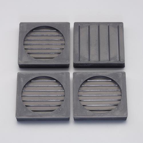 ESCO（エスコ） 91x 91x 13mm 防振ゴム(低反発ﾀｲﾌﾟ/4枚) EA979AA-3