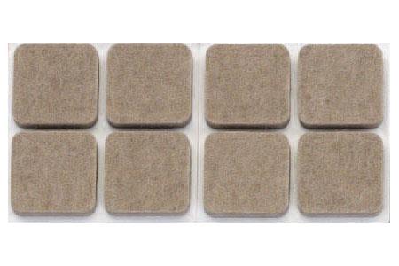 ESCO（エスコ） 25x25x4mm 硬質フェルト(粘着付/8個) EA979AB-15