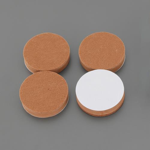 ESCO（エスコ） φ64x16mm フェルトパッド(粘着付/4個) EA979AB-78