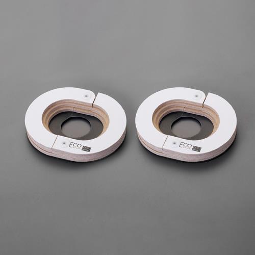 ESCO（エスコ） 40mm ｷｬｽﾀｰ用ミニストッパー(白/2個) EA979CC-31