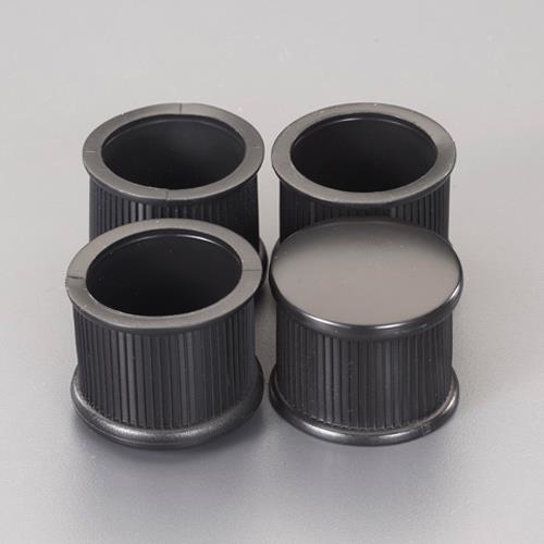 ESCO（エスコ） φ31.0mm 丸型椅子足キャップ(4個/黒) EA979DC-19