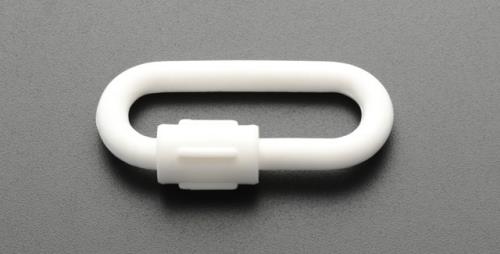 ESCO（エスコ） 6.0mm クイックリング(ﾌﾟﾗｽﾁｯｸ製/白) EA980A-101
