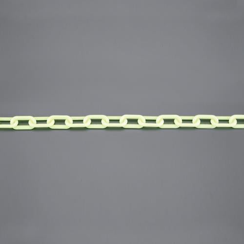 ESCO（エスコ） 6.0mmx10m プラスチックチェーン(蛍光黄) EA980A-47