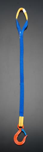 ESCO（エスコ） 1.0 tonx2.5m 金具付スリング(１本懸け) EA981EB-2.5A