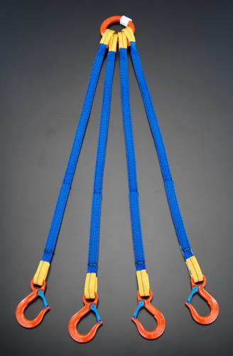 ESCO（エスコ） 2.79tonx3.0m 金具付スリング(４本懸け) EA981FE-35A