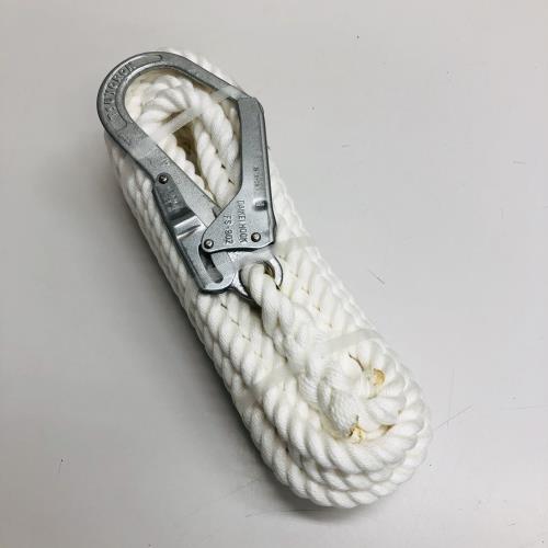 ESCO（エスコ） 16mmx 5m 荷揚げ用ロープ(ｸﾚﾓﾅ･ﾌｯｸ付) EA981MA-5