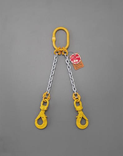 ESCO（エスコ） 2.7tonx2.0m スリングチェーン(２本懸け) EA981VD-46A