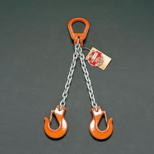 ESCO（エスコ） 3.4tonx2.0m スリングチェーン(２本懸け) EA981VT-33