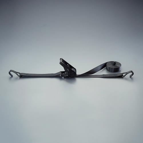 ESCO（エスコ） 35mmx5.3m/ 660kg ベルト荷締機(ﾗﾁｪｯﾄ式/黒 EA982B-17