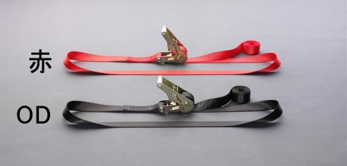 ESCO（エスコ） 35mmx4.0m/ 660kg ベルト荷締機(ｴﾝﾄﾞﾚｽ/赤) EA982B-21