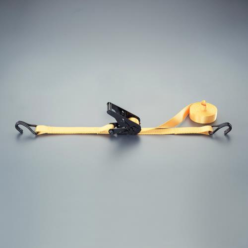 ESCO（エスコ） 35mmx5.3m/ 660kg ベルト荷締機(ﾗﾁｪｯﾄ式/橙 EA982B-27