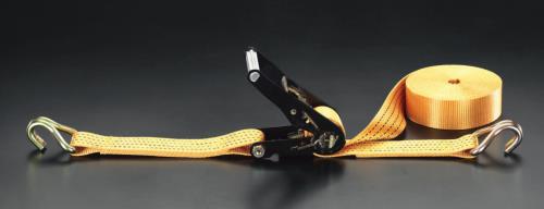 ESCO（エスコ） 50mmx8.2m/1300kg ベルト荷締機(ﾗﾁｪｯﾄ式) EA982B-3