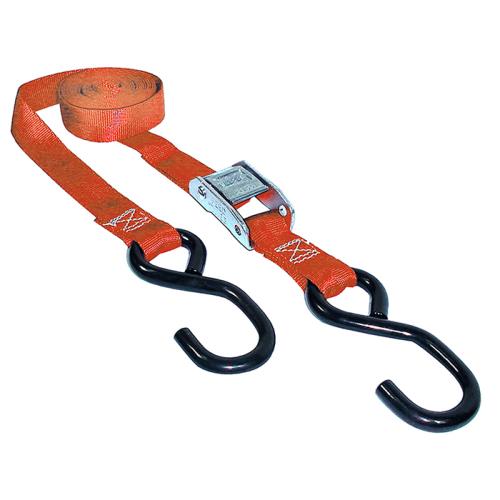 ESCO(エスコ) 25mmx4.5m 荷締ストラップ(オレンジ) EA982BA-30A