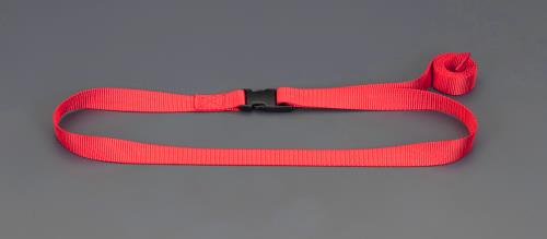ESCO（エスコ） 25mmx2.0m 荷締ストラップ(赤) EA982BA-51
