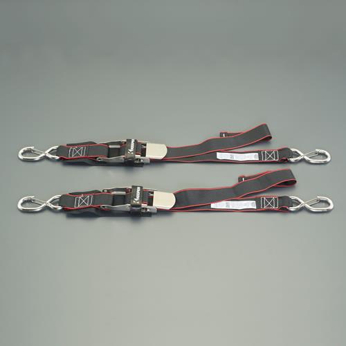 ESCO（エスコ） 44mmx1.2m/226kg  ﾄﾗﾝｻﾑﾀｲﾀﾞｳﾝﾍﾞﾙﾄ(2本) EA982BA-66