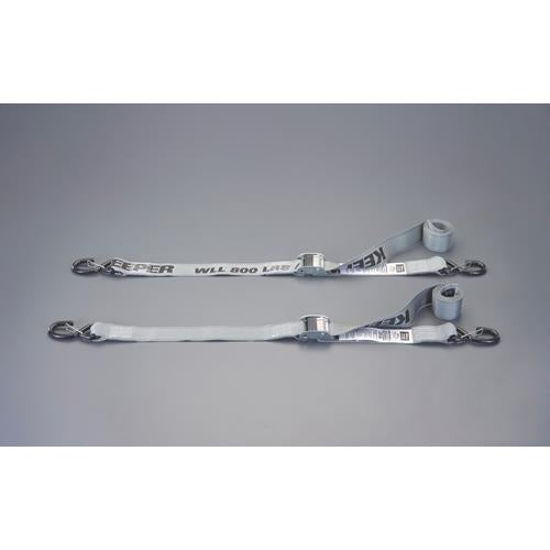 ESCO(エスコ) 50mmx1.9m/363kg 荷締ストラップ(グレー/2本組) EA982BA-6A