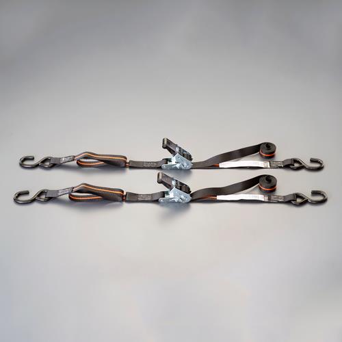 ESCO（エスコ） 25mmx2.4m/226kg ベルト荷締機(2本組) EA982BA-8B