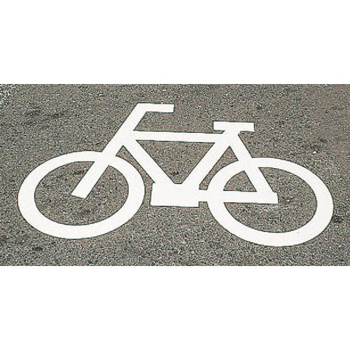 ESCO（エスコ） 1000x700mm 路面道路標識[自転車] EA983BB-18