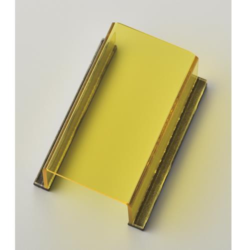 ESCO（エスコ） 80x 40x 30mm ｽｲｯﾁｶﾊﾞｰ標識(無地･透明黄) EA983E-7