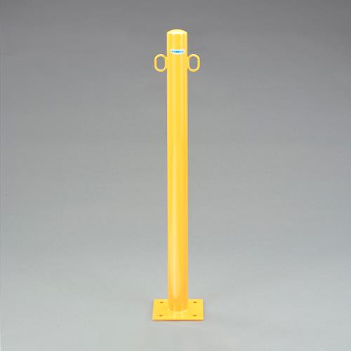 カネソウ φ76.3x850mm ﾊﾞﾘｹｰﾄﾞｽﾀﾝﾄﾞ(ｽﾁｰﾙ製･ﾌｯｸ付) EC0785RC-A