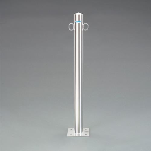 カネソウ φ60.5x850mm ﾊﾞﾘｹｰﾄﾞｽﾀﾝﾄﾞ(ｽﾃﾝﾚｽ製･ﾌｯｸ付) EA0685RC-A