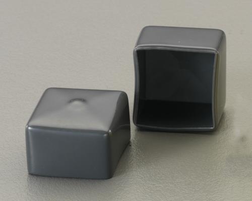 ESCO（エスコ） 125x125x70mm 角型保護キャップ(ｸﾞﾚｰ/2個) EA983FN-125G