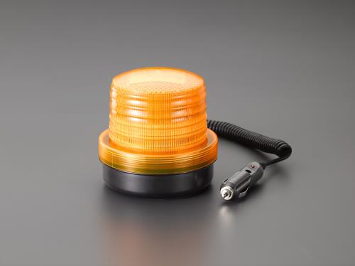 ESCO（エスコ） [DC12V･24V] ＬＥＤ回転灯(ﾏｸﾞﾈｯﾄ付/黄色) EA983FS-800