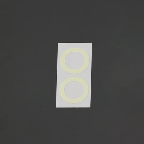ESCO（エスコ） φ31mm  蓄光粘着シート(2枚) EA983G-162