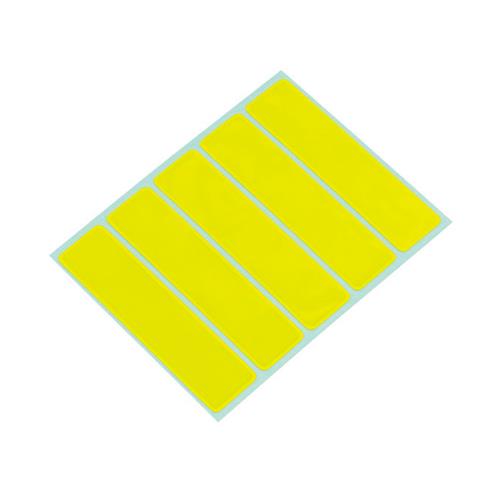 ESCO（エスコ） 15x 60mm 蛍光反射シート(5ﾋﾟｰｽ/黄) EA983GB-181