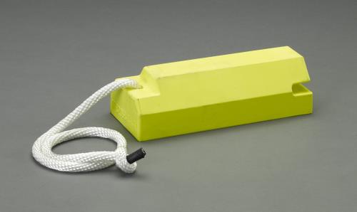 ESCO（エスコ） 356x152x102mm ホイールチョーク(ｳﾚﾀﾝ製) EA984SC-3