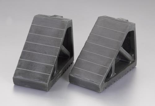 ESCO（エスコ） 117x270x180mm タイヤストッパー(2個組) EA984VA-13