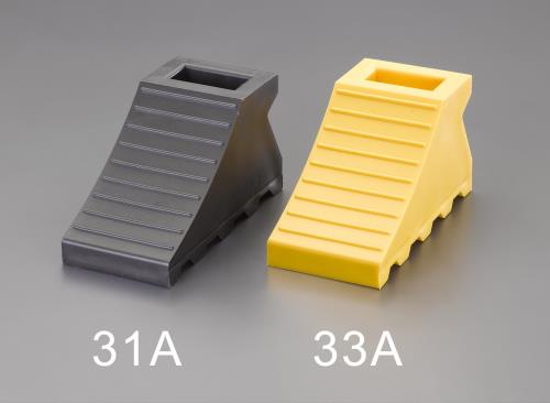 ESCO（エスコ） 110x235x125mm タイヤストッパー(黒) EA984VA-31A