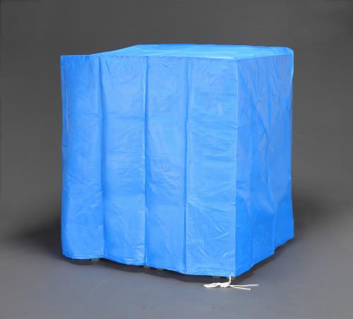 ESCO（エスコ） 1200x1200x1300mm ﾊﾟﾚｯﾄｶﾊﾞｰ(裾ひも式/青) EA985PK-1