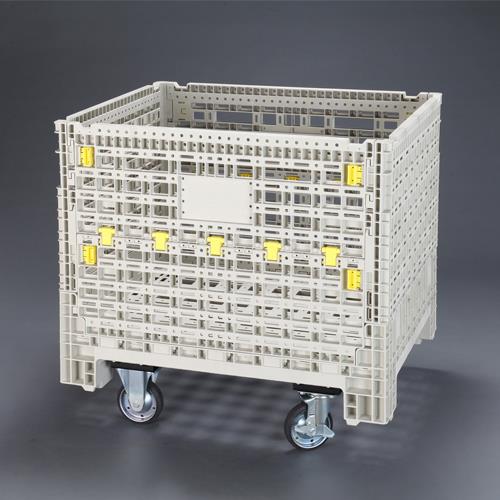 ESCO（エスコ） 810x515x595mm/ 500kg ﾒｯｼｭﾊﾟﾚｯﾄ(ｷｬｽﾀｰ付) EA985R-10