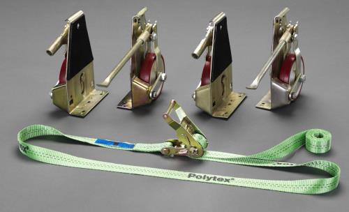 ESCO（エスコ） 2000kg ﾘﾌﾃｨﾝｸﾞﾛｰﾗｰｾｯﾄ(荷締機付) EA986D