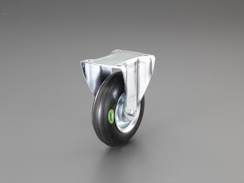 ESCO（エスコ） 160mm キャスター(固定金具/ｿﾌﾄﾗﾊﾞｰ) EA986GA-2