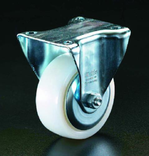 ESCO（エスコ） 125mm キャスター(固定金具･ﾎｲｰﾙｶﾊﾞｰ付) EA986HR-125