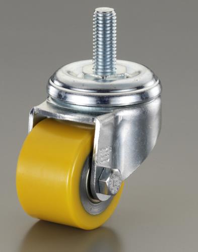 ESCO（エスコ） 50mm/M12 キャスター(自在金具・ねじ式) EA986HT-32