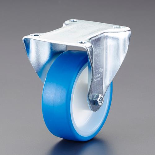 ESCO（エスコ） 100mm キャスター(固定金具/静音快適型) EA986KA-81