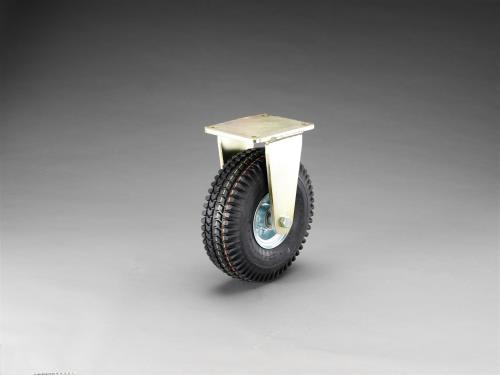 ESCO（エスコ） 310mm キャスター(固定金具・空気入車輪) EA986KD-310