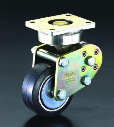 ESCO（エスコ） 100mm キャスター(自在金具・ｽﾌﾟﾘﾝｸﾞ付) EA986KZ-100